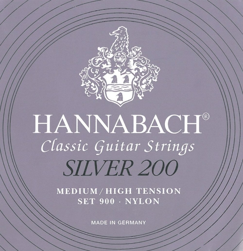 Hannabach 652670 Klassikgitarrensaiten Serie 900P Medium/High Tension ProfiPack Silver 200-900PPMHT - Satz