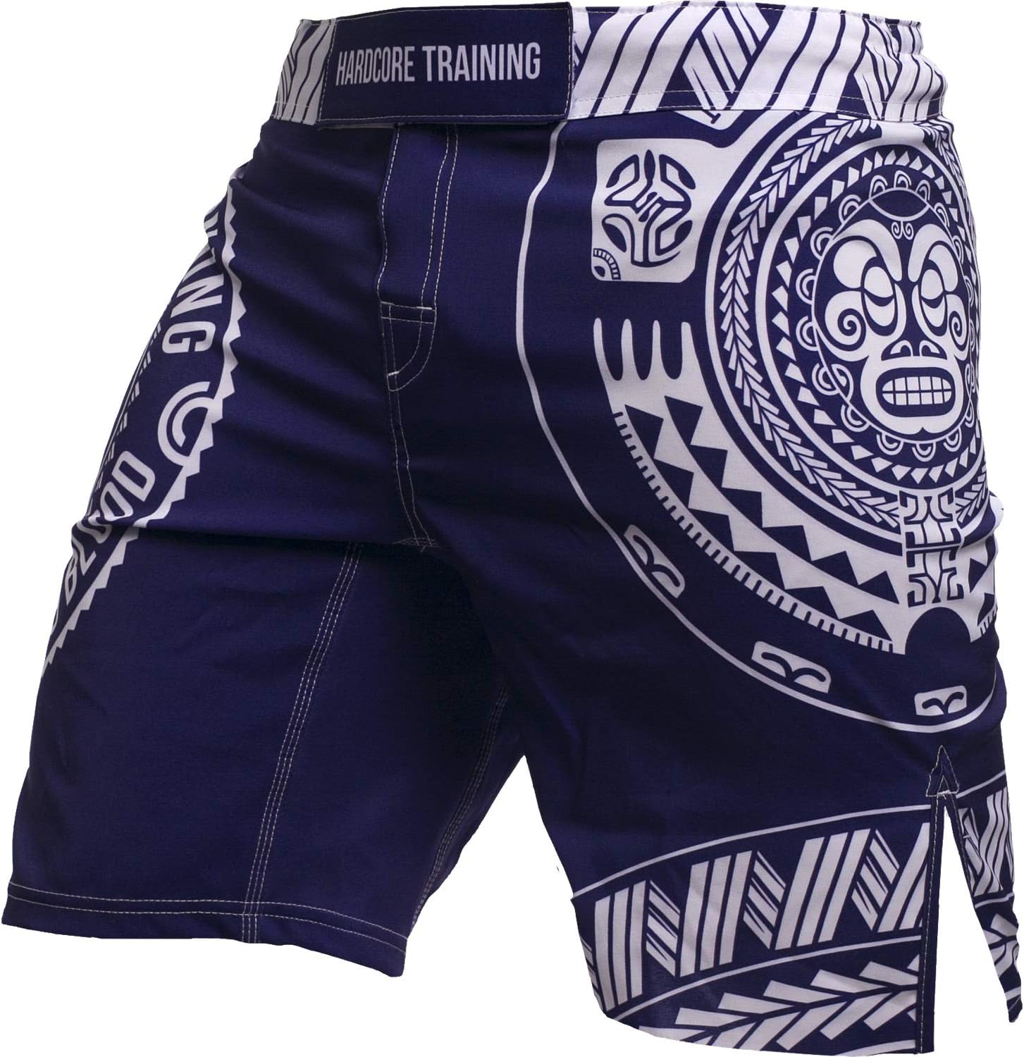 Hardcore Training Ta Moko Fight Shorts Men's Boxing MMA Combat BJJ Grappling Fitness Muay Thai Kickboxing No Gi