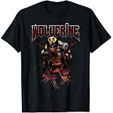 Marvel X-Men Wolverine Epic Regenerative Rock Tee T-Shirt T-Shirt