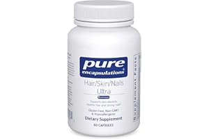 Pure Encapsulations Hair/Skin/Nails Ultra Advanced Beauty Supplement - Biotin & Collagen Supplement for Healthy Hair, Strong Nails & Youthful Skin Support* - 60 Capsules