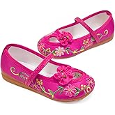CCJRLM Mirabel Isabela Shoes for Girls Costume Cosplay Dress Up Embroidery Mary-Jane Ballet Shoes