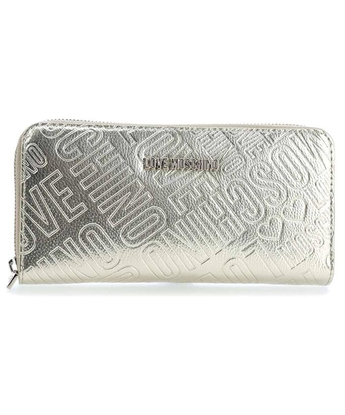 Love Moschino GeldbÃ¶rsen Wallet Damen Artikel JC5551PP05KC EMBOSSED METALLIC PU