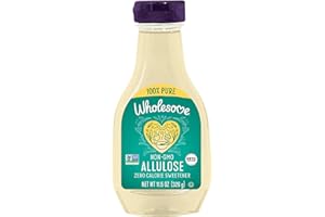Wholesome Sweeteners 11.5-Ounce Allulose, Zero Calorie Sweetener, Keto Friendly, Non GMO, Non-Erythritol, Gluten Free & Vegan Liquid Sweetener, 1 Pack