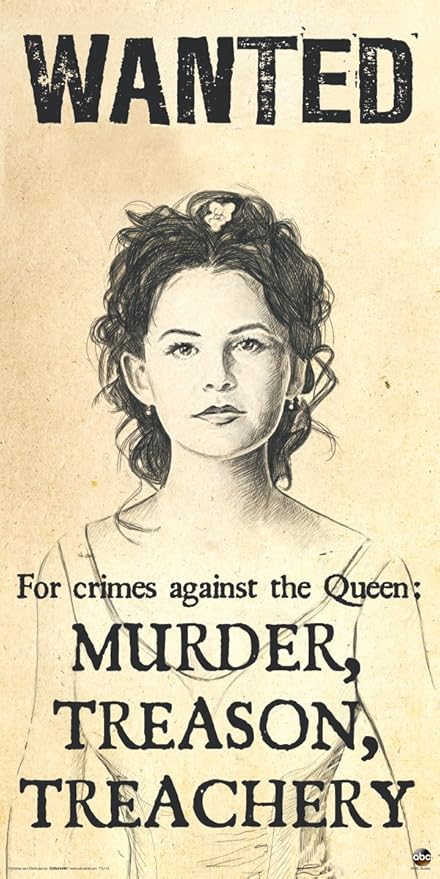 Once Upon A Time Snow White Wanted Poster Fantasy Drama Fairy Tale