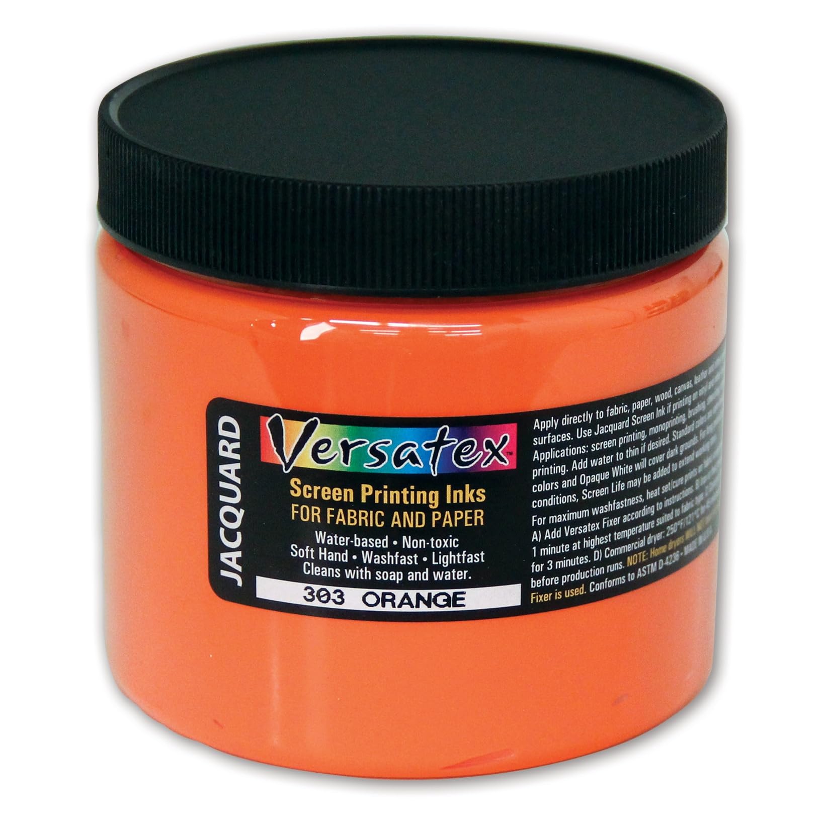 Photo 1 of Jacquard, 16 oz, Orange Versatex Screen Printing Inks