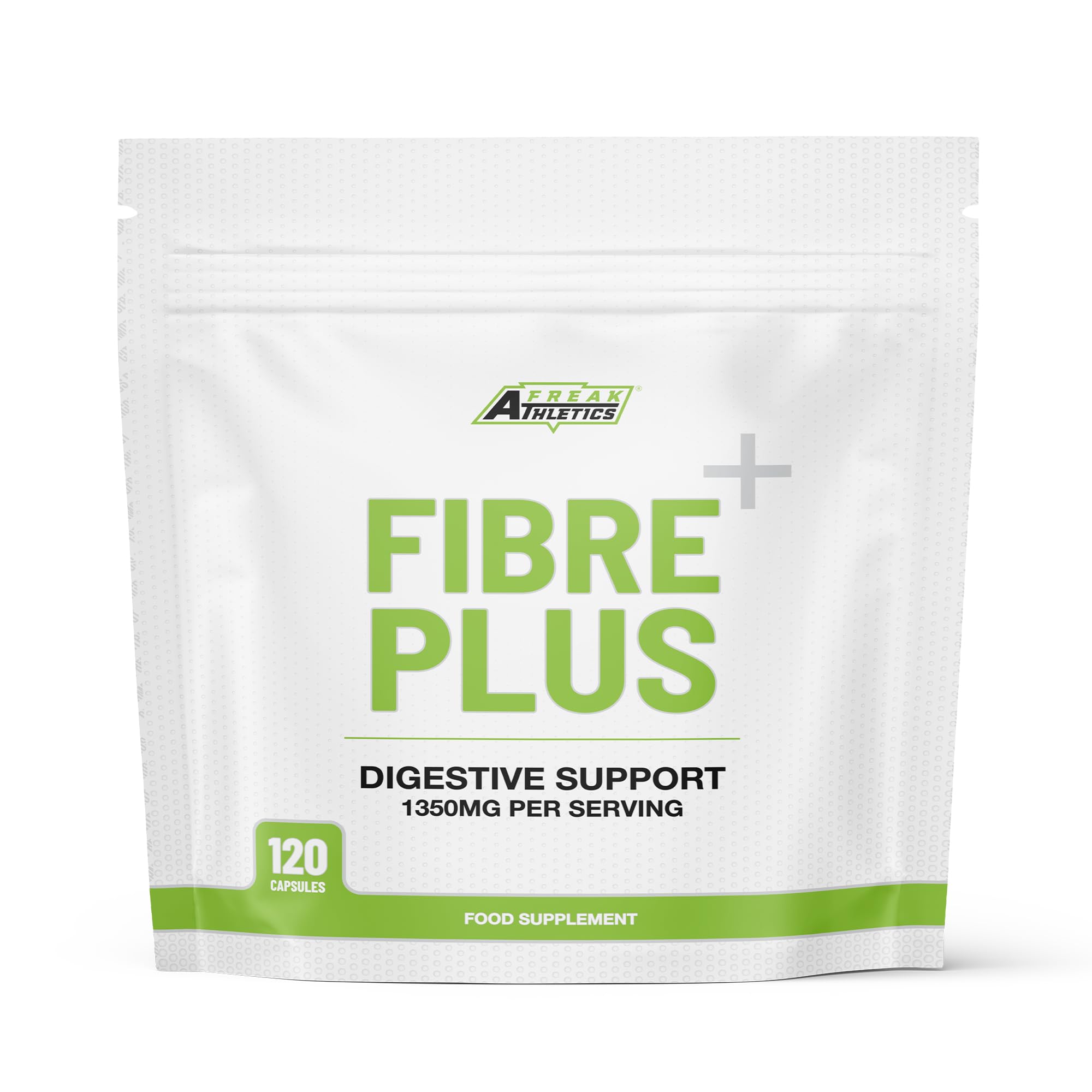 Fibre Plus by Freak Athletics - Daily Fibre Supplement - Premium Fibre Capsules with Psyllium Husk, Chia Seed, Baobab Fruit