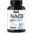 FORCE FACTOR NAC Supplement N-Acetyl Cysteine 600 mg, Immune Support Supplement, 200 Vegetable Capsules