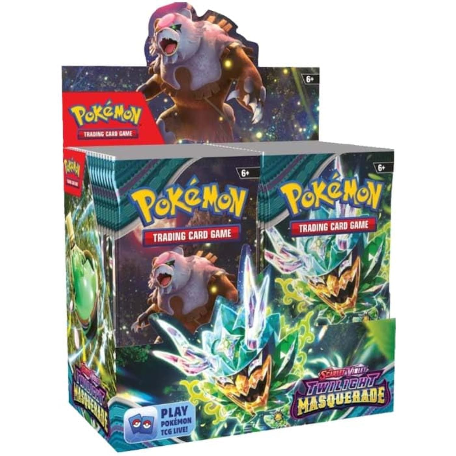 Photo 1 of POKEMON TCG: SCARLET AND VIOLET TWILIGHT MASQUERADE BOOSTER PACK (1 PACK)