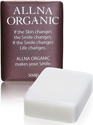 オルナ オーガニック 石鹸 「 無添加 敏感 肌用 毛穴 対策 洗顔石鹸 」「 コラーゲン 3種 + ヒアルロン酸 4種 + ビタミンC 4種 + セラミド 配合」 保湿 固形 洗顔 せっけん バスサイズ 100g