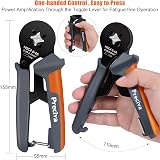 Preciva Ferrule Crimping Kit AWG28-10 0.08-6mm² Ferrule Crimper Plier view 3