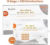 Bimirth Microwave Steriliser Bags Pack of 16 Reusable 3 Minutes 20 Uses view 7