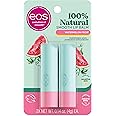 eos 100% Natural Lip Balm, Watermelon Frosé, All-Day Moisture, Lip Care Products, 0.14 oz, 2-Pack