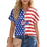 Jekioweii Womens Button Down Shirts Short Sleeve Satin Blouses Silky Tops Casual Loose Work Shirt Dressy Business Outfits