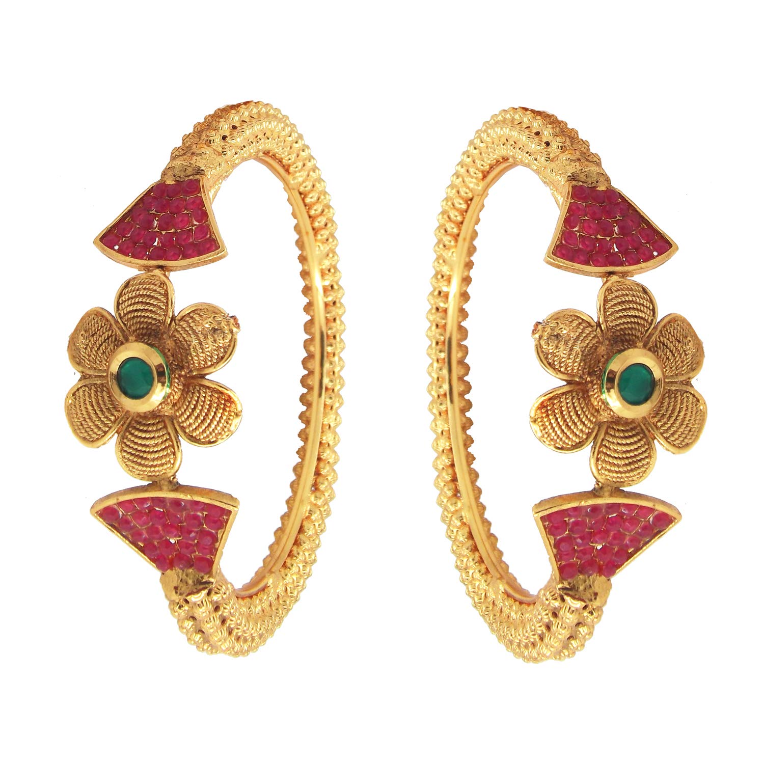 Copper Collection Gold Plated Bangles Kada