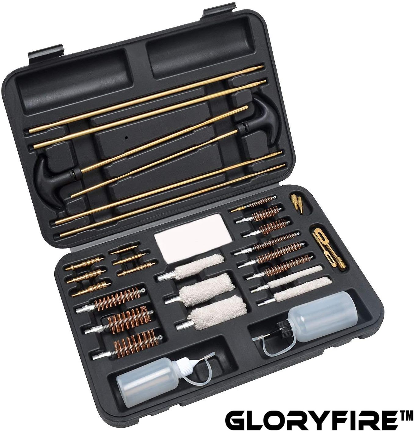 GLORYFIRE Universal Gun Cleaning Kit Hunting Rilfe Handgun Shot Gun Cleaning Kit for All Guns