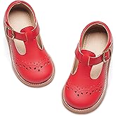 Otter MOMO Toddler Little Girls Oxford Shoes Mary Jane Flat T-Strap School Uniform Party Dress Shoes