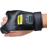 Posunitech Glove Barcode Scanner 2D GS02 Wearable Zebra SE4107 Reader IP65 Touch Scanning NFC Support Multi-Language for Warehouse, Management System,