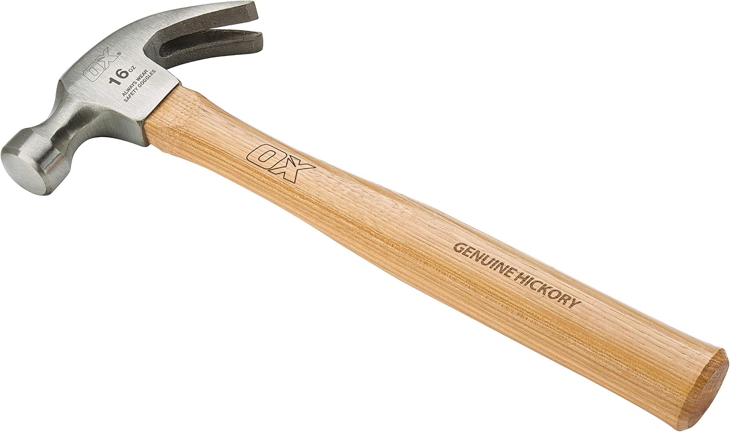 OX Trade Hickory Handle Claw Hammer - 16 oz