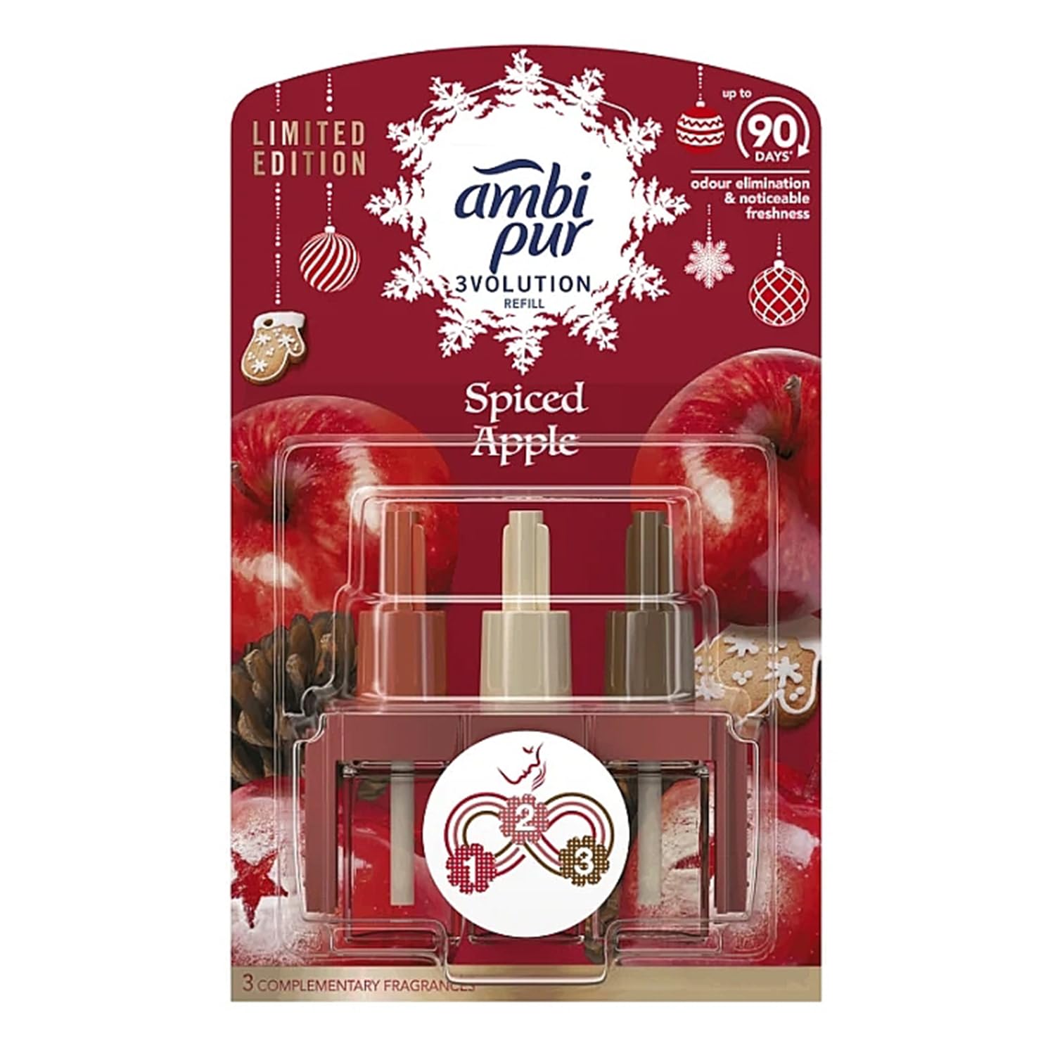 Ambi Pur 3Volution Air Freshener Spiced Apple Refill, 20ml
