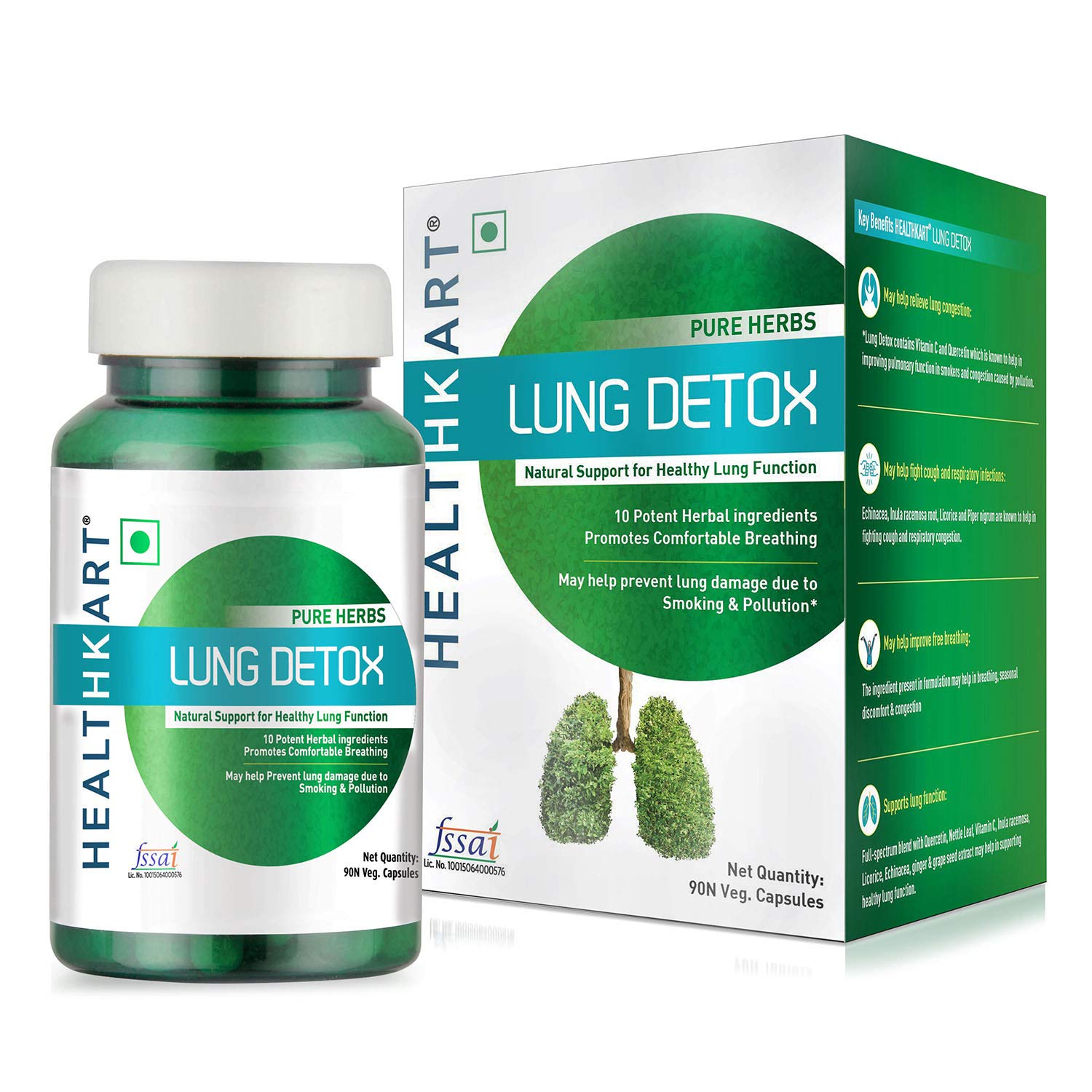 HealthKart Lung Detox, 100 natural, Prevents lungs from smoking