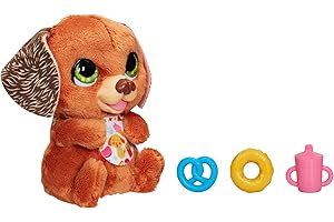 FurReal Newborns Puppy Animatronic Plush Toy with Sound Effects, Interactive Pets for Kids Ages 4 and Up