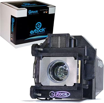 Lámpara proyector 220 W, 3000 h, compatible con Epson ELPLP57 ...