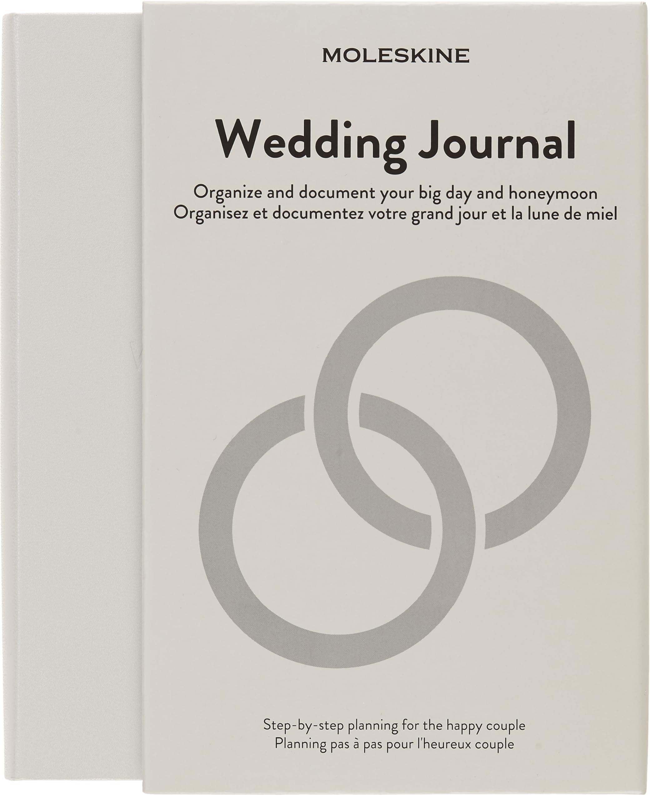 Moleskine - Wedding Journal, Theme Notebook - Hardcover Notebook for Planning and Organising your Wedding Calendar - Large Size 13 x 21 cm - 400 Pages