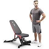 Circuit Fitness 5-Position Utility Weight Bench with Adjustable Seat for Home Gym AMZ-563BN