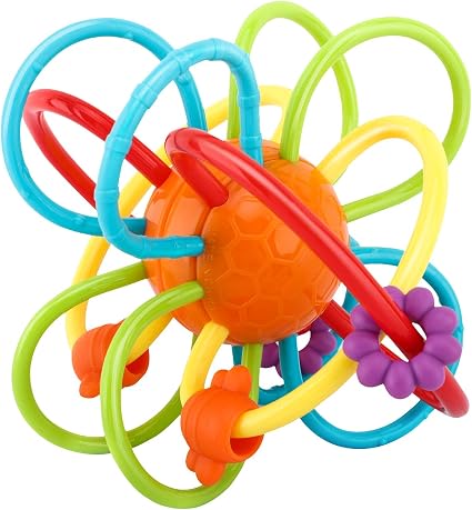 Zooawa Jouet De Dentition Pour Bebe Hochet Souple En Forme De Boule Pour Soulager La Douleur