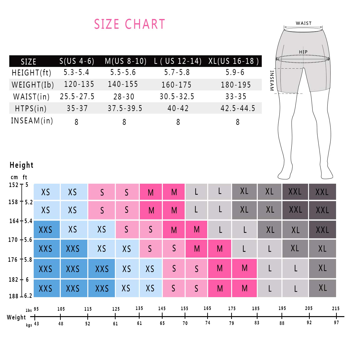 Matymats High Waist Yoga Shorts with Zipper Pockets - Women\'s Tummy Control Workout Biking Running Shorts