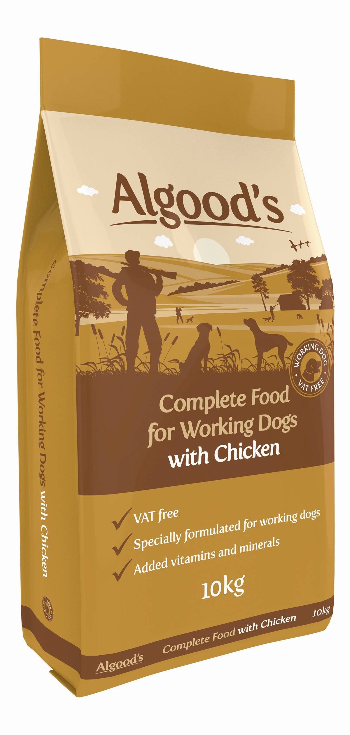 working dog food vat free