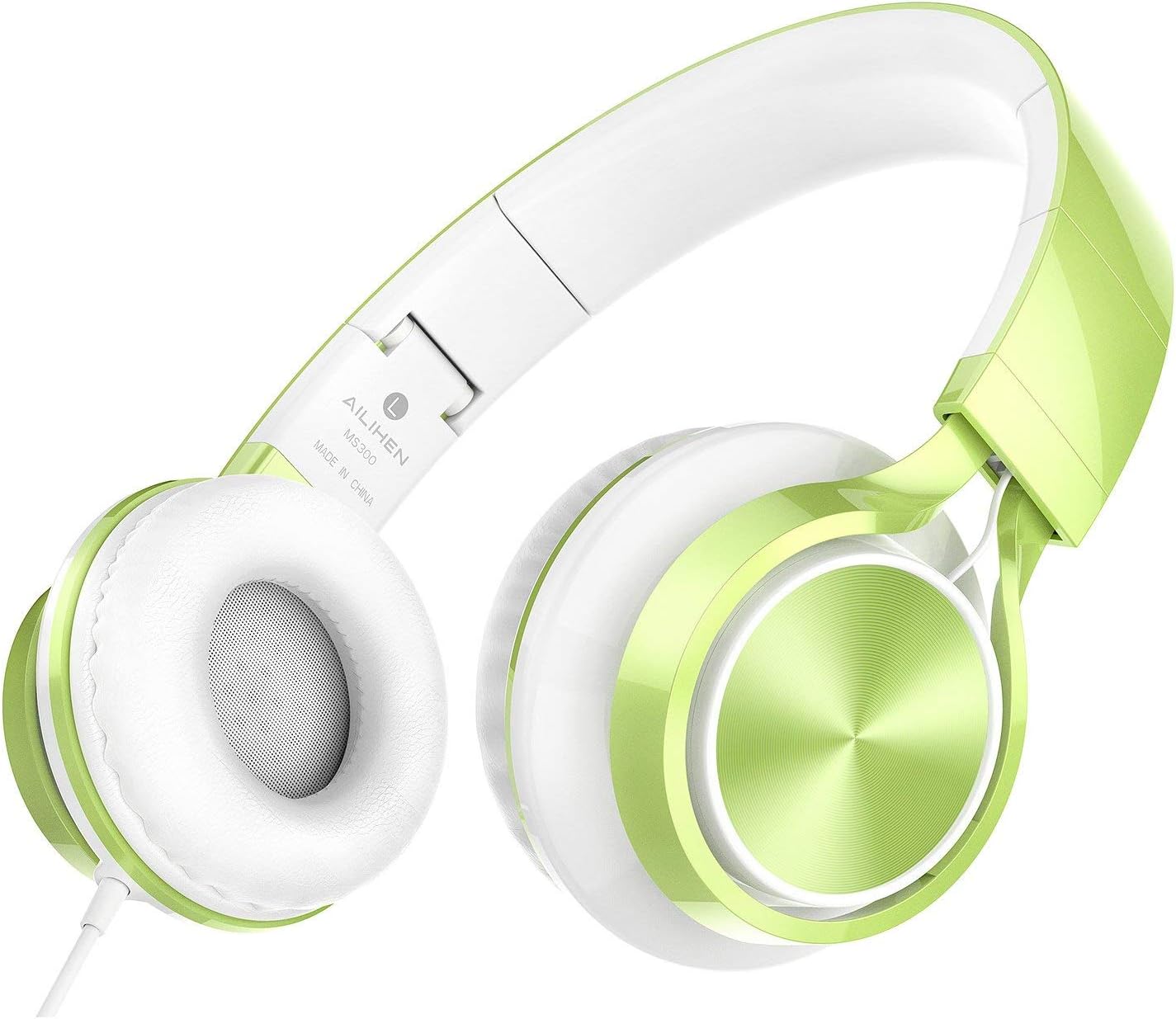 AILIHEN MS300 Wired Headphones, Stereo Foldable Headset for