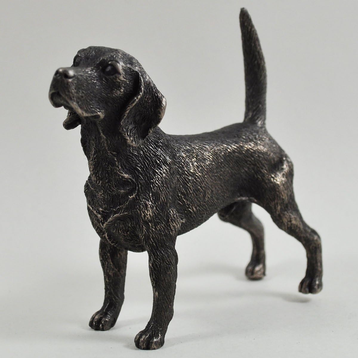 Fiesta Studios Beagle Standing Small Cold Cast Bronze Statue Sculpture