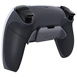 eXtremeRate Dark Gray Rubberized Grip Programable