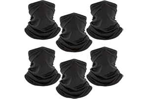COOLZU Neck Gaiter Face Mask: Scarf Gator Breathable Balaclava Cooling Cover Masks for Men Women