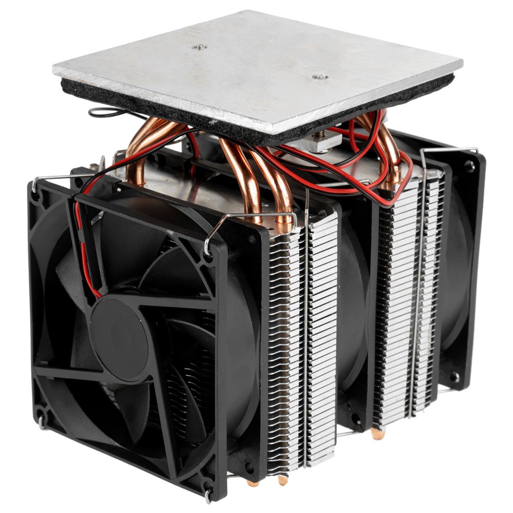 120W Thermoelectric Cooler Peltier System,12V 10A DIY Thermoelectric Peltier Refrigeration Semiconductor Cooling System Kit,Mini Fridge conditioner for quick cooling