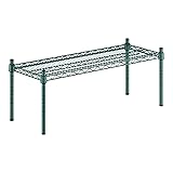 Zedfire 14" x 36" x 14" Green Epoxy Wire Storage