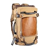 Overmont Canvas Travel Laptop Backpack Vintage