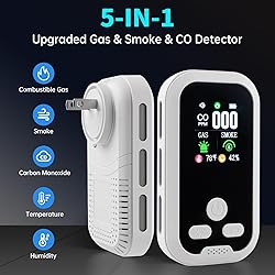 5-in-1 Plug in Gas & Smoke & Carbon Monoxide