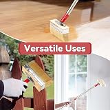 PIMEKOY 60 in Decking Brush Set with 6 in Long Handle and 3 in Brush view 6