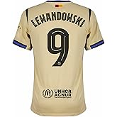 Lewandowski Men’s Soccer Jersey Fan Version - Short Sleeve - Shirt for Training or Casual Wear - Home & Away
