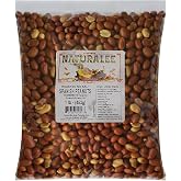 Naturalee Peanuts, With Skin Spanish Peanuts 1 lbs - Roasted No Salt | Heart Healthy Snack, Packed with Protein, Delicately Roasted