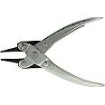 The Beadsmith Round Nose Parallel Pliers, 5.5 inches (140mm), Steel tool for jewelry making, with spring