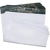 White Poly Mailers 11x14.5 Inches Waterproof Self Sealing Shipping E Commerce Bags for Apparel and Non Fragile Items 10 Pack