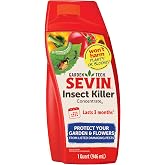 Sevin Insect Killer Concentrate II, 32 Oz | Works on Over 500 Listed Insects, Lasts 3 Months, Easy-To-Use Garden and Yard Bug Spray