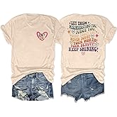 Mental Health Shirt for Women Let Them Misunderstand You T-Shirt Inspirational Graphic Tees Motivational Gift Tops