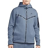 Nike Sportswear Tech Fleece Full-zip Hoodie Mens Diffused Blue/Black Size-X-Large