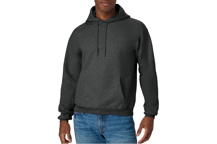 Hanes Men's Hoodie - EcoSmart Fleece Hooded Sweatshirt for Men & Women - Midweight Fleece - Big & Tall Available