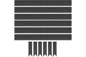 LOVSHARE VEVOR Steel Landscape Edging 40 x 8 Inch Steel Edging for Landscaping 6pcs Steel Garden Edging Border Landscape Edging Steel Lawn Edging Garden Edging Garden Border Edging Metal Edging