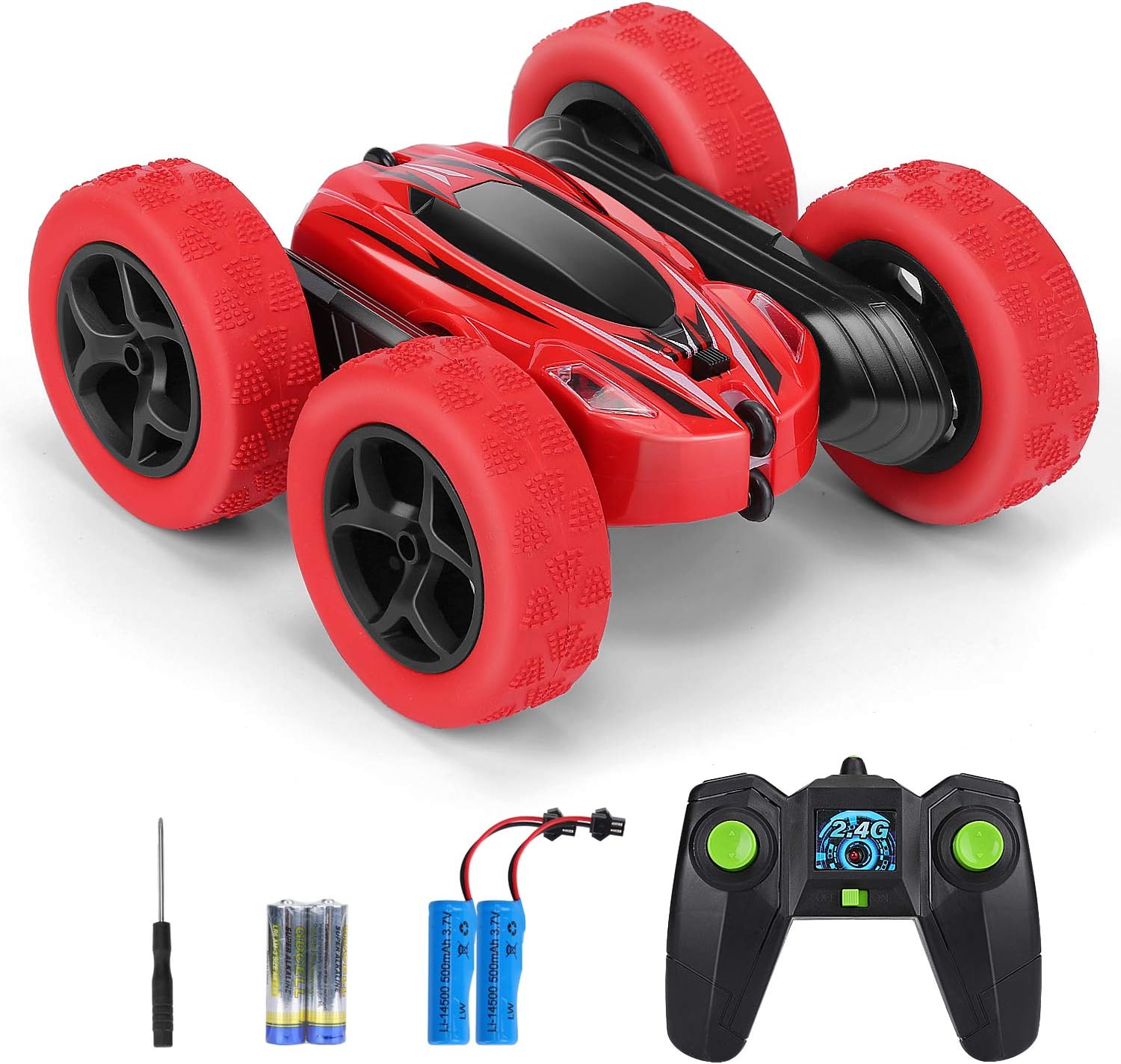 RC Cars Stunt boy Toys (Green): Toys & Games